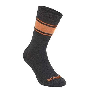 Abbildung von Bridgedale LINER Base Layer Merino Performance Stiefel für Herren, Größe M, Graphit