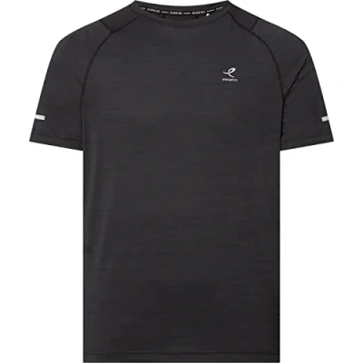 Abbildung von energetics Herren Ailo T Shirt, Melange/Black/Black, XL EU