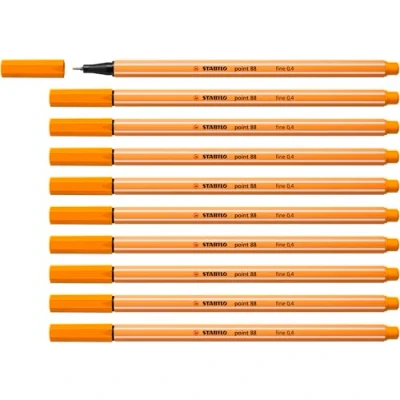 Abbildung von Fineliner STABILO point 88 Einzelstift orange