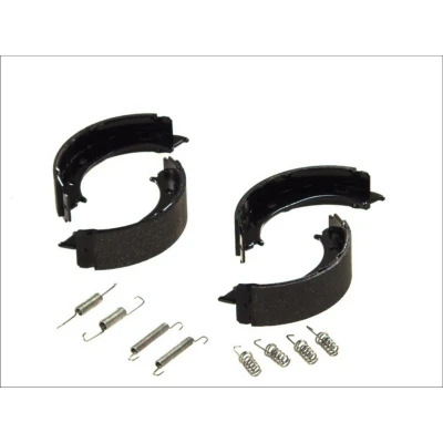Abbildung von ATE 03.0137 4001.2 Handbremsbeläge mit Zubehör MERCEDES BENZ: G Class Off Road, Sprinter 3 T Platform/Chassis, Minibus