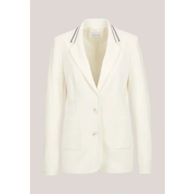 Abbildung von Madeleine MIT Futter Blazer, Damen, Größe: 38, Wool white silver gray