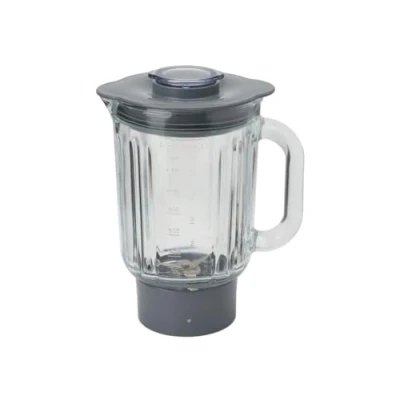 Abbildung von Kenwood Zubehör Mixer aus Glas KAP60.000GY, für Planetenmischer, Thermoresist mit Klingen Edelstahl, kompatibel Prospero+, Fassungsvermögen 1,2 l