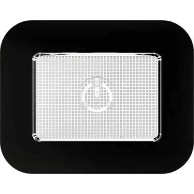 Abbildung von Müller Licht Mobina Push 10 LED Batterieleuchte Orientierunglicht Nachtlicht, 10cm Länge, neutralweiß 4000K, 0.6W, wiederaufladbar per USB, selbstklebend, schwarz, 27700056