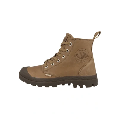 Abbildung von Palladium Pampa Schnürstiefelette Dear brown, Größe: 46, brown Schuhe