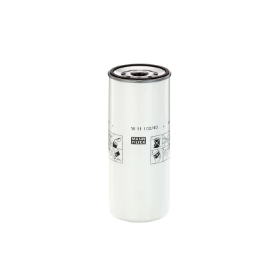 Abbildung von MANN FILTER W 11 102/40 Ölfilter 1 1/8 16 UN 2B mit einem Rücklaufsperrventil Anschraubfilter