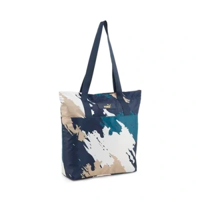 Abbildung von Puma CORE POP Shopping Bag, Damen, Größe: One Size, Club navy/sand dune
