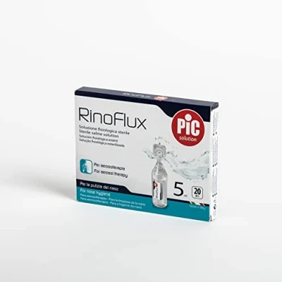 Abbildung von Pic Solution Rinoflux Kochsalzlösung 5 ml 20 Stück Isotonische Lösung in Fläschchen