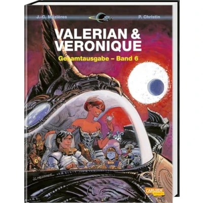 Abbildung von Valerian und Veronique Gesamtausgabe 6: Bände 16 18 der französischen Science Fiction Comic Serie als Sammelband mit spannenden Hintergrundinfos