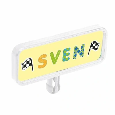 Abbildung von BIG Bobby Car Mein Nummernschild Namensschild für das Rutschfahrzeug, Inklusive Führerschein die kleinen Fahrer, mit Stickern zum selber basteln, Kinder ab 1 Jahr