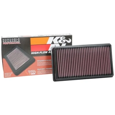 Abbildung von K&amp;N 33 3122 Motorluftfilter: Hochleistung, Prämie, Abwaschbar, Ersatzfilter,Erhöhte Leistung, 2014 2019 (C4 SpaceTourer, Jumpy, 3008, 308, 5008, 508, Expert, Traveller, ProAce)
