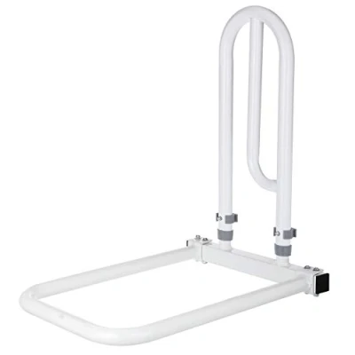 Abbildung von Alberts 140496 Bett Aufstehhilfe Griff: Stahl, weiß kunststoffbeschichtet, Ø21 mm Platte: Kunststoff, weiß, 330 x 560 620