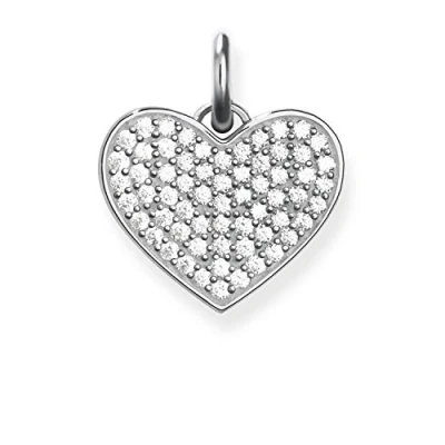 Abbildung von Thomas SABO Anhänger silvercoloured/white, Damen, Größe: One Size, Silver coloured/white