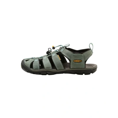 Abbildung von KEEN Damen Clearwater CNX Sandalias, Mineral Blue/Yellow Leather, 42 EU