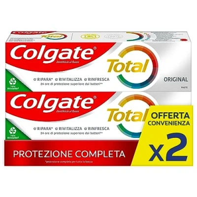 Abbildung von Colgate Total Original Zahnpasta, Komplettschutz, 24 Stunden, 2 x 75 ml