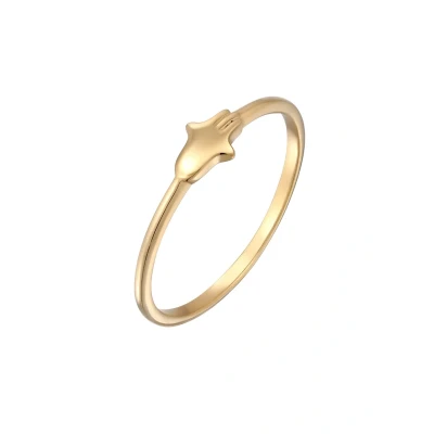 Abbildung von Elli Hamsa HAND Ring, Damen, Größe: 54, Gold