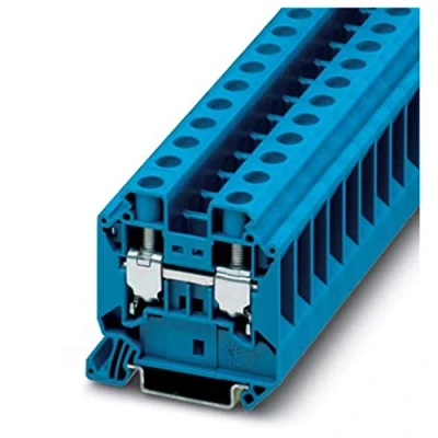 Abbildung von Phoenix Safe Contact 3044209 PHOE Durchgangsklemme UT 16 BU, Blau, AWG 4, 50 Stück