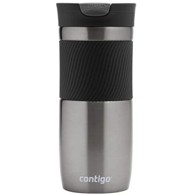 Abbildung von Contigo Thermobecher Byron Snapseal, Edelstahl Isolierbecher, Kaffebecher to go, auslaufsicher, spülmaschinenfester Deckel BPA frei, 720 milliliters, 1 Stück (1er Pack)