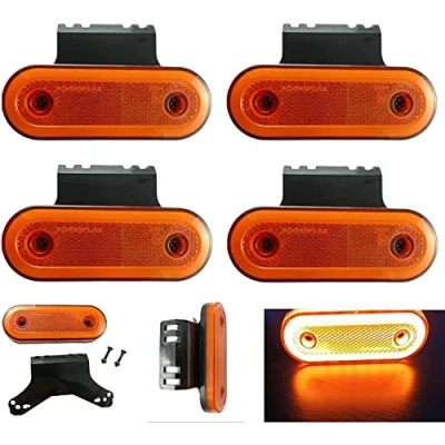 Abbildung von Formplas X LED Markierungsleuchten 12V 24V Positionsleuchten Anhänger LKW PKW Gelb E9