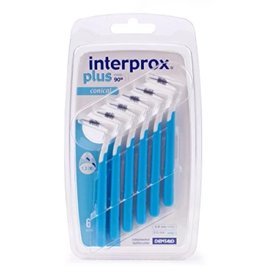 Abbildung von Interprox plus conical blau Interdentalbürste
