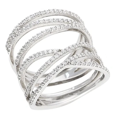 Abbildung von Esprit Damen Ring 925 Sterling Silber Zirkonia brilliance glam weiß