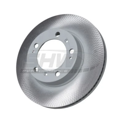 Abbildung von SHW Performance PFX39861 Bremsscheibe Vorderachse 298 24 innenbelüftet, glatt beschichtet hochgekohlt PORSCHE: Boxster