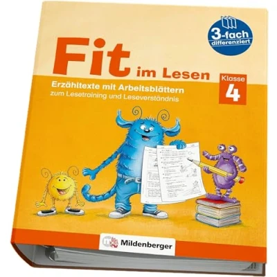 Abbildung von Fit im Lesen Erzähltexte, Klasse 4: Erzähltexte mit Arbeitsblättern zum Lesetraining und Leseverständnis (Fit Lesen: Erzähl Sachtexte)