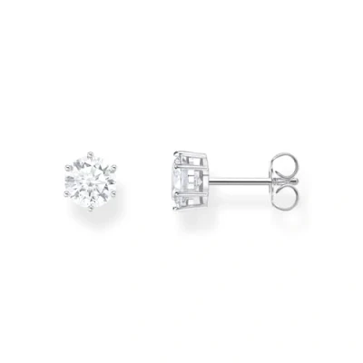 Abbildung von THOMAS SABO Paar Ohrstecker »Schmuck Silber 925 Ohrringe Solitär, H2301«, mit Zirkonia (synth.)