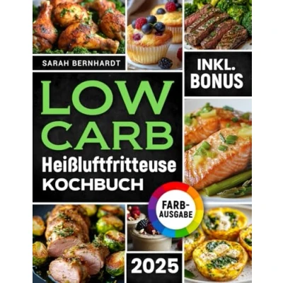 Abbildung von Das Low Carb Heißluftfritteuse Kochbuch: Köstliche Rezepte für Ihren Airfryer Schnell, einfach und effektiv abnehmen ohne auf Geschmack zu verzichten inkl. Challenge &amp; Nährwertangaben