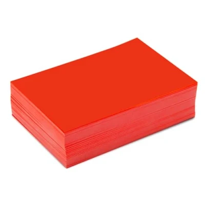 Abbildung von younikat 150 Beschriftungsetiketten in Leucht Rot I 10 x 7 cm dv_670