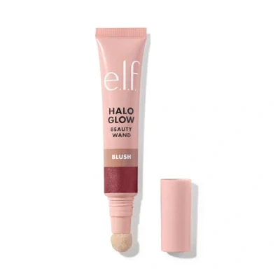 Abbildung von e.l.f. Halo Glow Blush Beauty Wand, Flüssiger Rouge Wand Für Strahlende, Rötliche Wangen, Mit Squalan Infundiert, Vegan &amp; Tierversuchsfrei, Candlelit, 10 ml