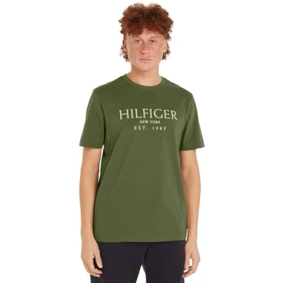 Abbildung von Tommy Hilfiger TEE Tshirt print, Herren, Größe: Small, Green