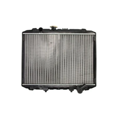 Abbildung von THERMOTEC D70505TT Kühler, Motorkühlung Aluminium 586 400 34 Schaltgetriebe Kühlrippen mechanisch gefügt MITSUBISHI: L300 / Delica III Minibus