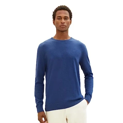 Abbildung von TOM Tailor Strickpullover, Herren, Größe: XXL, Hockey blue dark