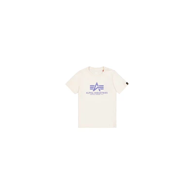 Abbildung von Alpha Industries Basic KIDS Teens Unisex Tshirt print für Kinder, Größe: 140, Vintage white