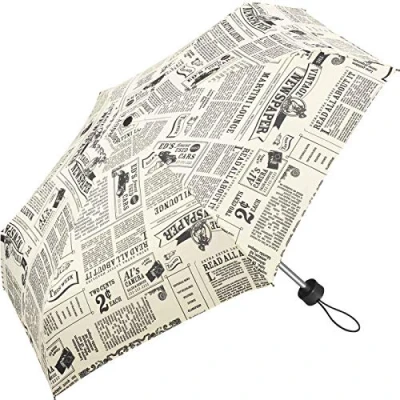 Abbildung von Regenschirm Newspaper Mini Taschenschirm Handöffner