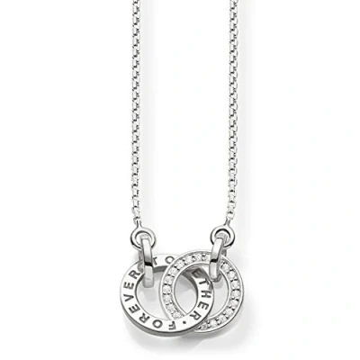Abbildung von Thomas SABO Together Forever Halskette silvercoloured, Damen, Größe: 45, Silver coloured
