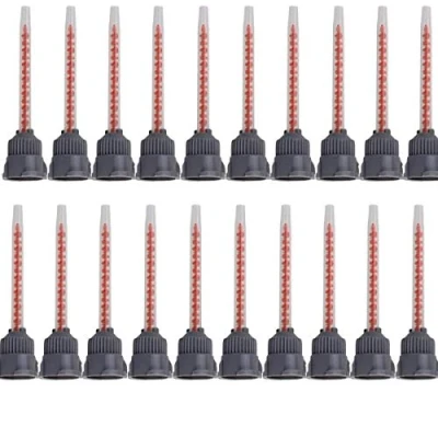 Abbildung von Chiloskit Epoxid Mischdüsenspitze, Harzmischer, Klebepistolen Düsen für Mischung, Pistolenapplikator 50 ml AB Kleberkartuschen Klebepistole, 20 Stück (10:1 Applikatorverhältnisse)