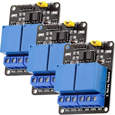 Abbildung von AZDelivery 3 x 2 Relais Modul 5V mit Optokoppler Low Level Trigger kompatibel Arduino inklusive E Book!