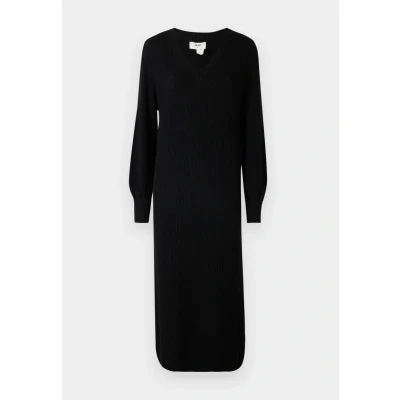 Abbildung von Object Malena Rollneck Strickkleid, Damen, Größe: 42, Black
