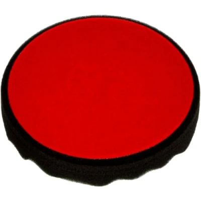 Abbildung von ALCLEAR 5613530F Finishpad gegen Hologramme, 2er Set, Auto Polierschwämme, gewaffelt, Durchmesser: 135x25 mm, anthrazit, Polierpad polieren Pad Schwamm Polierschaum f. Poliermaschine