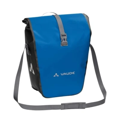 Abbildung von VAUDE Fahrradtasche für Gepäckträger Aqua Back Single 1 x 24 L in Blau, Hinterradtasche wasserdicht, Fahrrad Gepäckträgertasche hinten, einfache Befestigung Made Germany