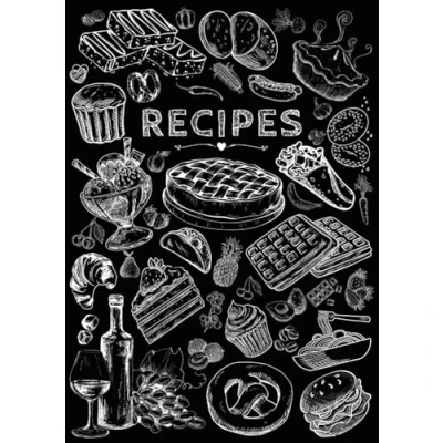Abbildung von Recipes: Blank Recipe Book to Write in your own Recipes Fill Favorite this Empty Cookbook Lovely Gift