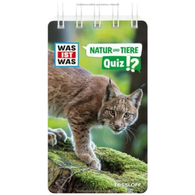 Abbildung von WAS IST Quiz Natur und Tiere Über 100 schlaue Fragen &amp; Antworten praktisches Pocket Format Für Kinder ab 8 Jahren (WAS Quizblöcke)