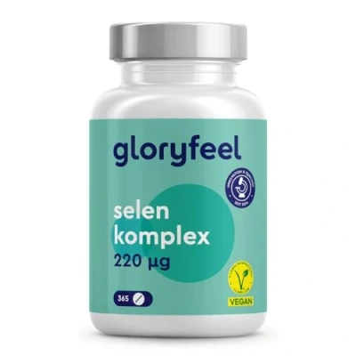 Abbildung von Selen Komplex 220µg 365 vegane Tabletten (1 Jahr) aus Natriumselenit und Selenmethionin Hochdosiert &amp; Bioverfügbar Laborgeprüft, ohne Zusätze in Deutschland hergestellt