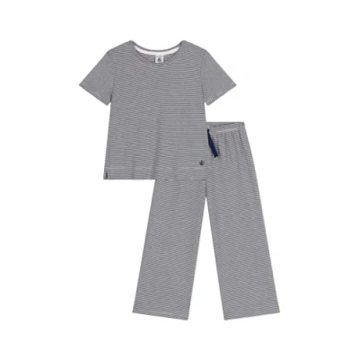 Abbildung von Petit Bateau Nachtwäsche Hose für Kinder, Größe: 152, Smoking marshmallow