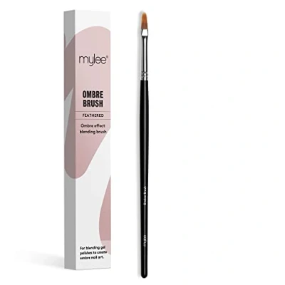 Abbildung von Mylee Ombre Brush, ein Pinsel für Farbverlauf Effekte zum Auftragen von Gel Nailart und Nagellack. Maniküre Tool in Profiqualität ideal den Gebrauch zu Hause oder im Salon.