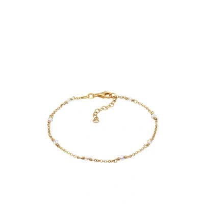 Abbildung von Elli Basic Armband goldcoloured, Damen, Größe: 18, Gold coloured
