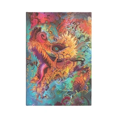 Abbildung von Humming Dragon (Android Jones Collection) Midi Unlined Hardcover Journal: Hardcover, 120 gsm, ribbon marker, memento pouch, elastic closure