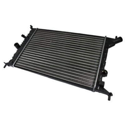 Abbildung von THERMOTEC D7X023TT Kühler, Motorkühlung Aluminium, Kunststoff für Fahrzeuge ohne Klimaanlage 382 540 23 Schaltgetriebe Kühlrippen mechanisch gefügt