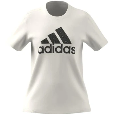 Abbildung von adidas Damen T Shirt, weiß/schwarz,XS